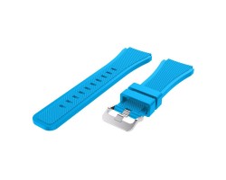 Okosóra kiegészítő szíj Samsung Gear S3 / Watch szilikon óraszíj, 46 mm kék (utángyártott)